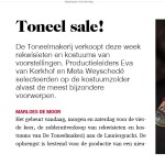 toneel sale